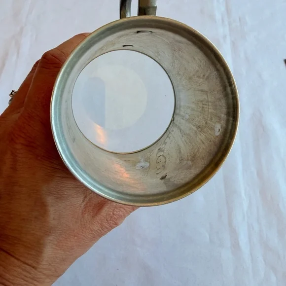 Vintage 1970s Silver Playboy Mug Beer Stein Clear Bottom 16oz - Picture 6 of 7